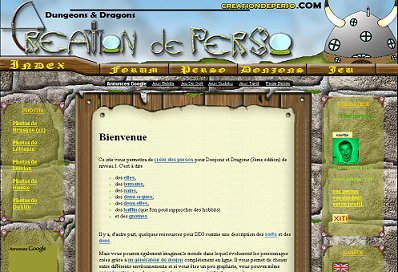 vue du site