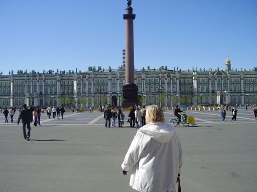 La colonne d'Alexandre et le palais d'hiver