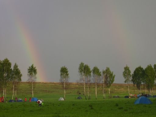 L'arc en ciel et son frre